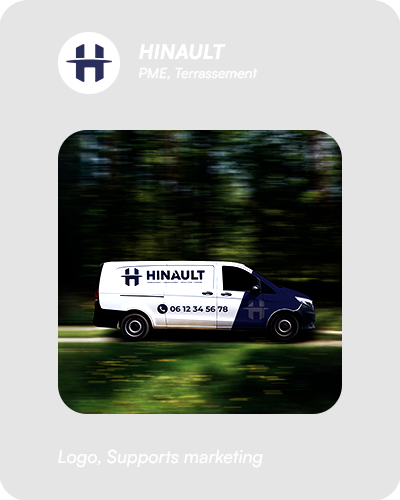 Hinault Terrassement refonte identité visuelle