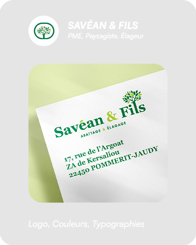 Savéan & Fils refonte logo